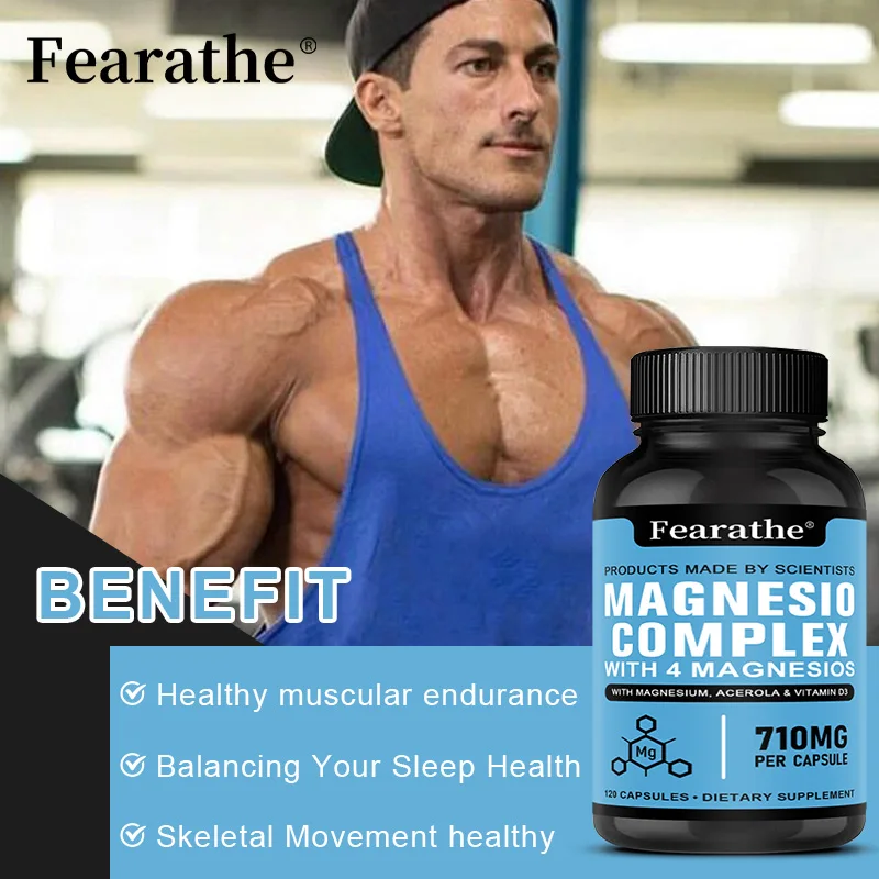 Magnesium Complex - Glycinate, Citrate, Malate, L-Threonine - Brain, Memory, Focus, Sleep, Muscle Relaxation & Bone Support
Magnesium Complex - Glycinate, Citrate, Malate, L-Threonine - Brain, Memory, Focus, Sleep, Muscle Relaxation & Bone Support
