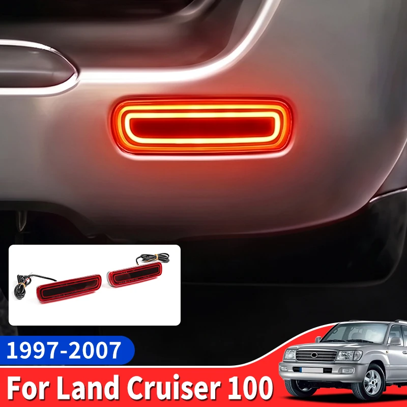 For 1997-2007 Toyota Land Cruiser LC100 FJ100 Rear Bumper Light Assembly Brake Reverse Signal Tail Lighting Auto Exterior Parts
For 1997-2007 Toyota Land Cruiser LC100 FJ100 Rear Bumper Light Assembly Brake Reverse Signal Tail Lighting Auto Exterior Parts