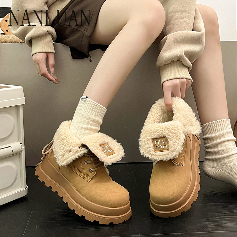 2024 Boutique Winter Women's Boots Comfortable Thick-soled Women's Shoes with Cotton Fashionable Solid Color High-top Snow Boots
2024 Boutique Winter Women's Boots Comfortable Thick-soled Women's Shoes with Cotton Fashionable Solid Color High-top Snow Boots