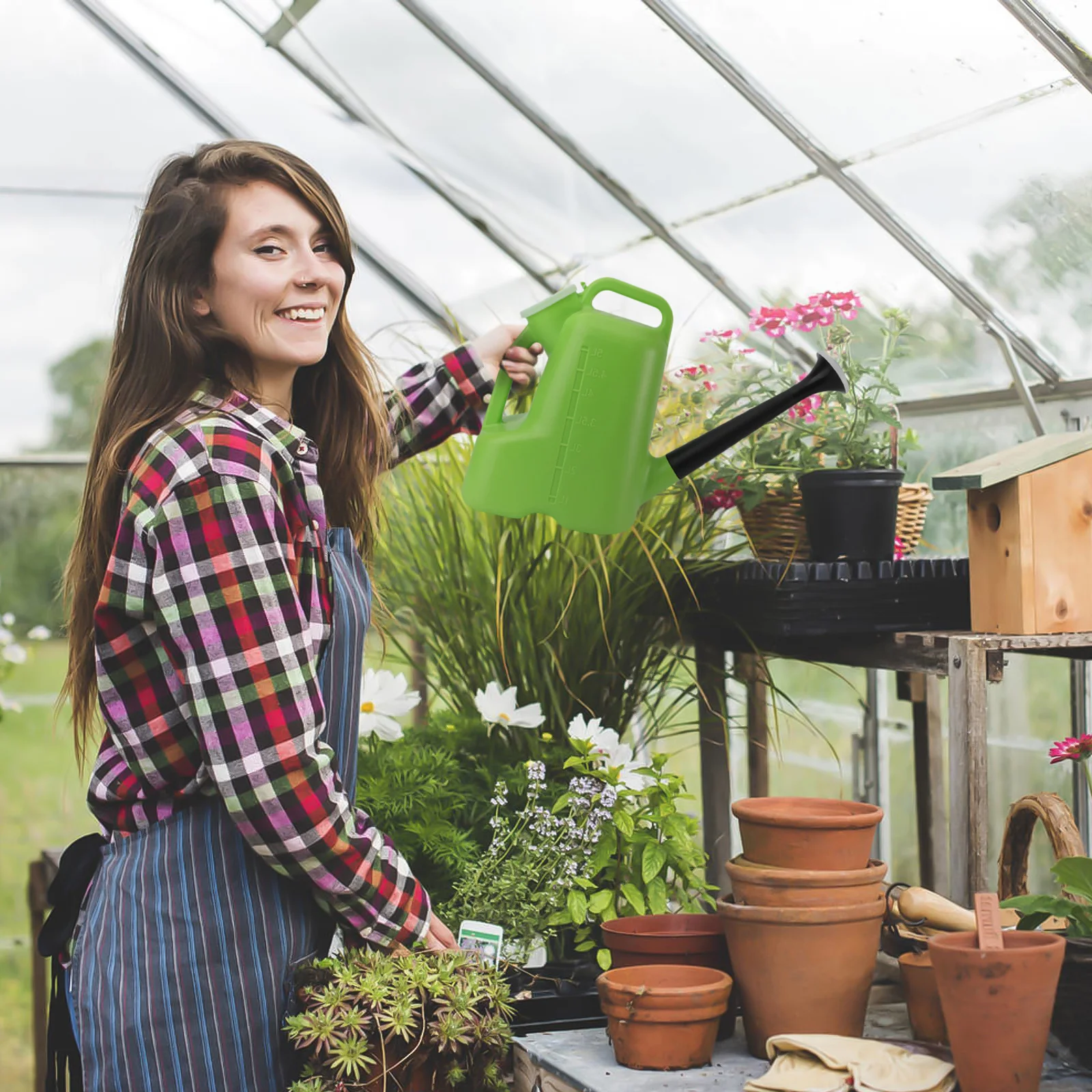 1pc Plastic Watering Can Long Spout Durable Large Capacity Flower Pot Vase Simple Design Household Outdoor Indoor
1pc Plastic Watering Can Long Spout Durable Large Capacity Flower Pot Vase Simple Design Household Outdoor Indoor