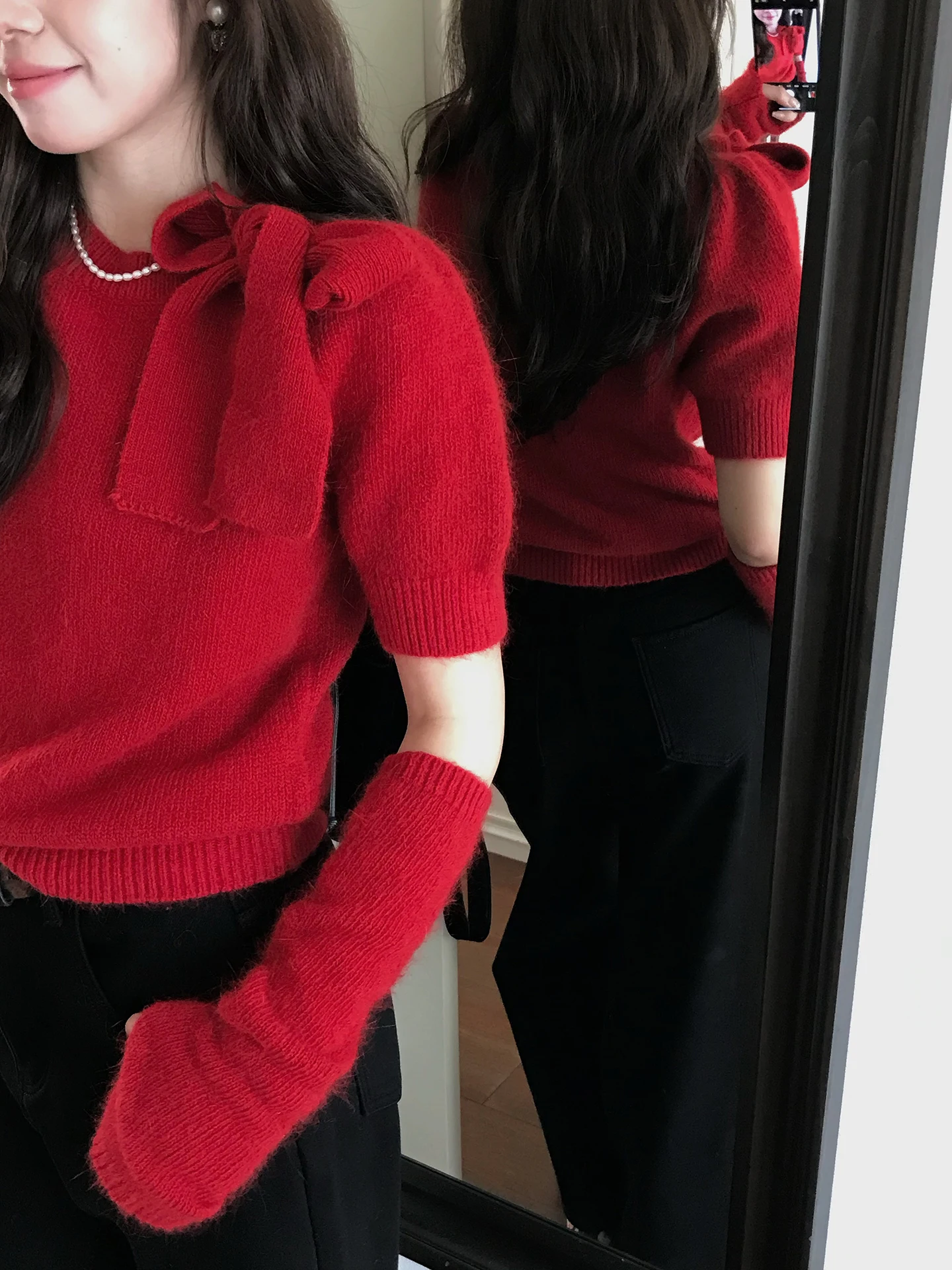 Корейский вязаный свитер с коротким рукавом и круглым вырезом, женский, теплый, утолщенный, из полиэстера, с принтом Snowfall Even-wen
Корейский вязаный свитер с коротким рукавом и круглым вырезом, женский, теплый, утолщенный, из полиэстера, с принтом Snowfall Even-wen