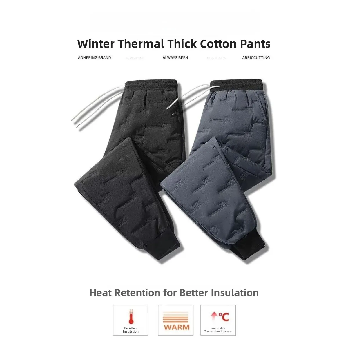 Men's Black Cotton Pants Autumn Winter Windproof Warm Casual Loose Large Size Straight Leg Outdoor Wear Comfortable Trousers
Men's Black Cotton Pants Autumn Winter Windproof Warm Casual Loose Large Size Straight Leg Outdoor Wear Comfortable Trousers
