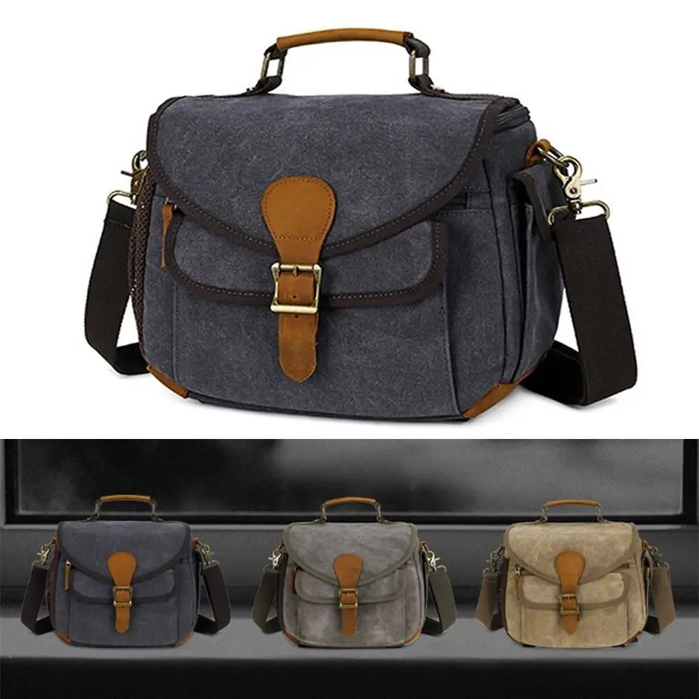 Canvas Mirrorless Photography Camera Bag Vintage Waterproof Camera Lense Messenger Bag Leather Trim Colorful
Canvas Mirrorless Photography Camera Bag Vintage Waterproof Camera Lense Messenger Bag Leather Trim Colorful