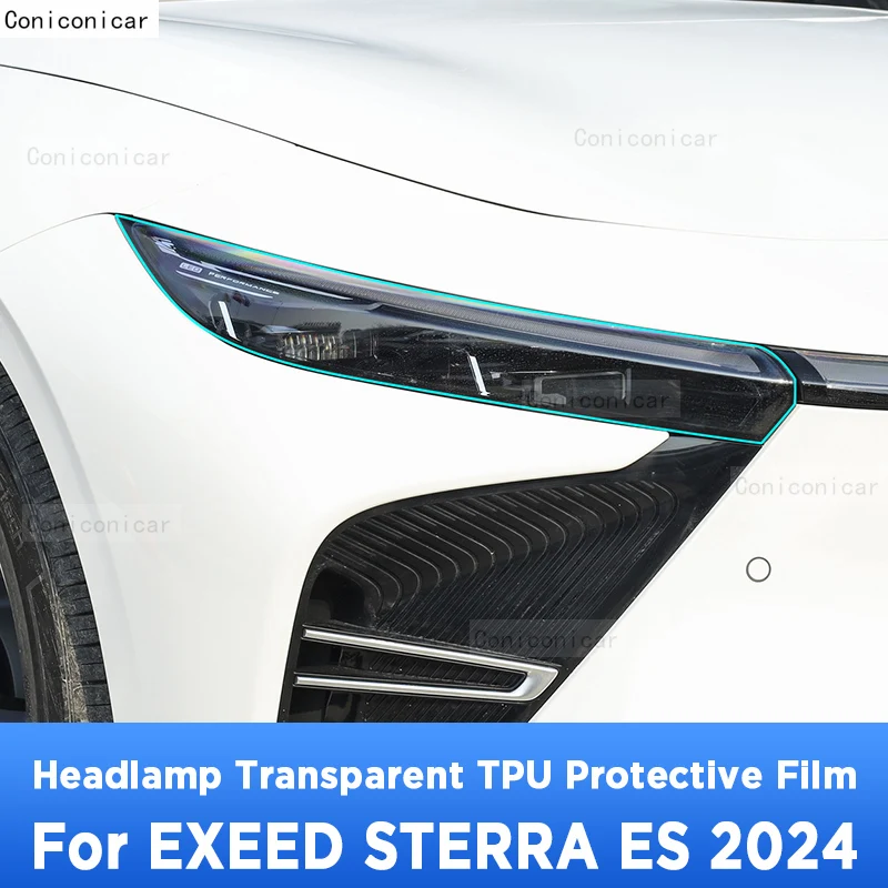 For CHERY EXEED STERRA ES 2024 Car Exterior Headlight Anti-scratch Front Lamp Transparent TPU Protective Film Sticker
For CHERY EXEED STERRA ES 2024 Car Exterior Headlight Anti-scratch Front Lamp Transparent TPU Protective Film Sticker