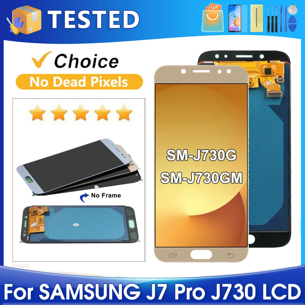 5,5 ''J730 для Samsung J7 Pro J730F J730GM/DS J730G/DS ЖК-дисплей с цифровым преобразователем сенсорного экрана в сборе, замена
5,5 ''J730 для Samsung J7 Pro J730F J730GM/DS J730G/DS ЖК-дисплей с цифровым преобразователем сенсорного экрана в сборе, замена