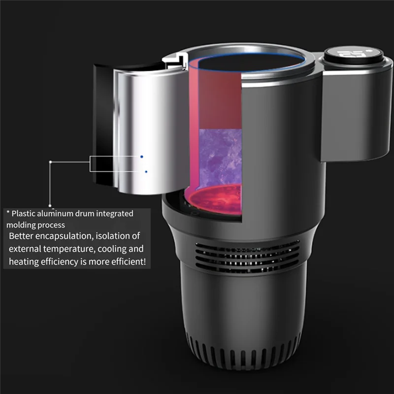 High Quality Car 12V Heating Cooling Cup Cooling Heating Cup Smart 2-In-1 Cup With Temperature Display
High Quality Car 12V Heating Cooling Cup Cooling Heating Cup Smart 2-In-1 Cup With Temperature Display