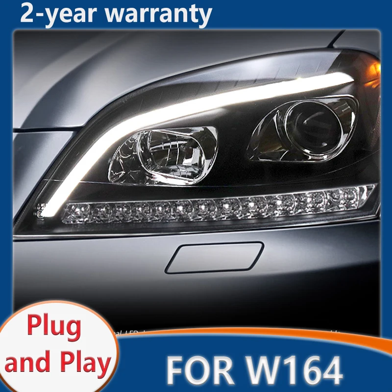 For Benz W164 LED Headlight 2005-2008 ML350 ML500 Head Lamp DRL Signal Projector Lens Automotive Accessories Headlights
For Benz W164 LED Headlight 2005-2008 ML350 ML500 Head Lamp DRL Signal Projector Lens Automotive Accessories Headlights