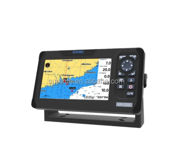 ONWA KP-25A 5-inch GPS Chart Plotter with Built-in Class B+ AIS Tracking Transponder for Marine Use
ONWA KP-25A 5-inch GPS Chart Plotter with Built-in Class B+ AIS Tracking Transponder for Marine Use