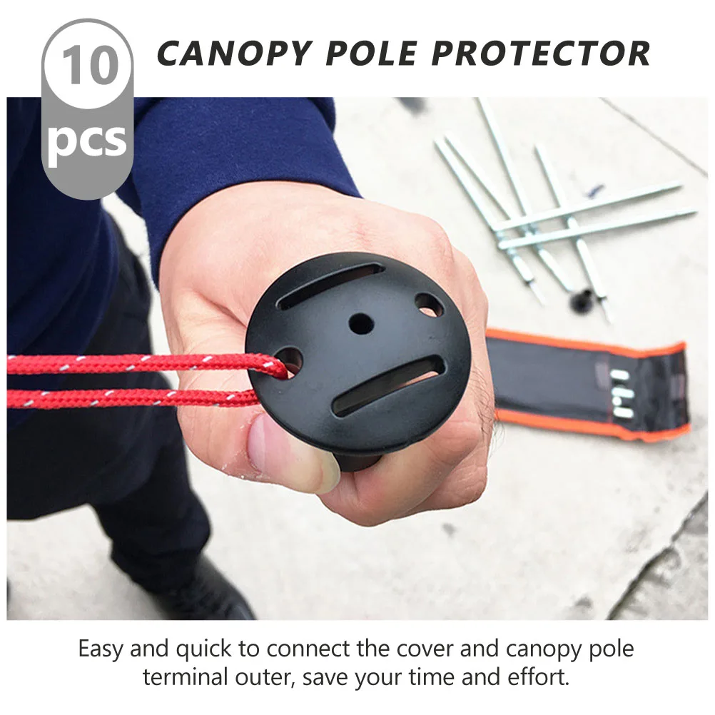 10 Pcs Accessories Tent Protective Cover Plastic Canopy Pole Terminal Protector
10 Pcs Accessories Tent Protective Cover Plastic Canopy Pole Terminal Protector
