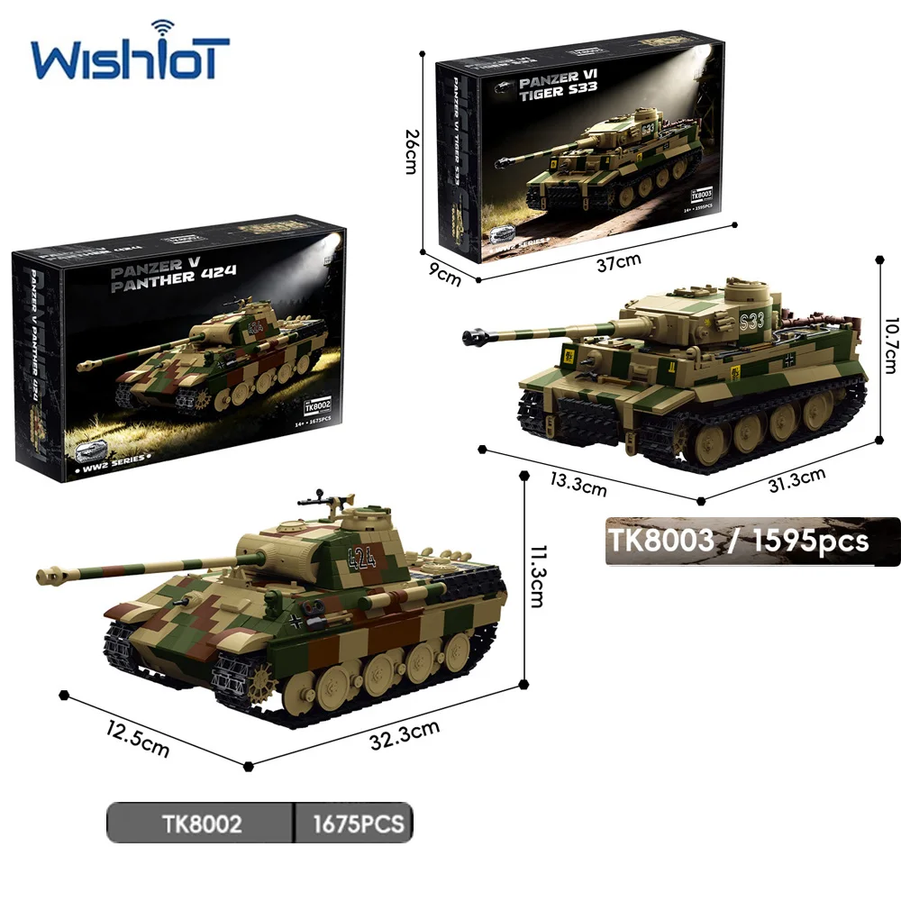 Military Series War Tank Model MOC Building Blocks Simulation Assembled Track Vehicle Collection Toys Small Bricks Adult Gifts
Military Series War Tank Model MOC Building Blocks Simulation Assembled Track Vehicle Collection Toys Small Bricks Adult Gifts