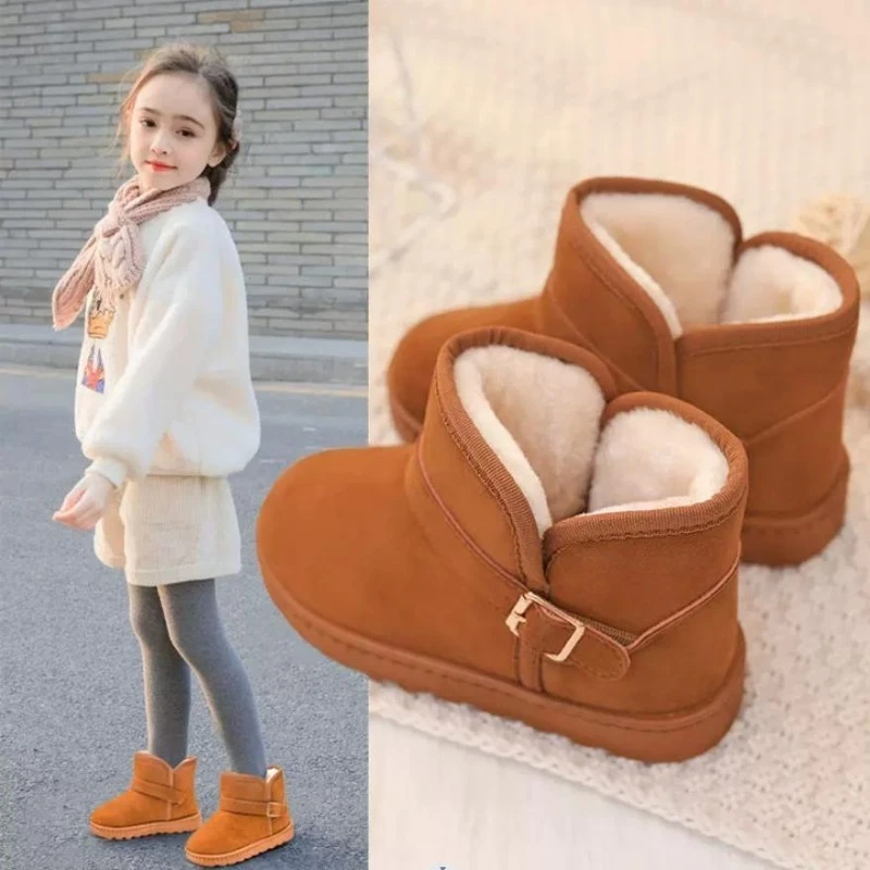 Kids Winter Snow Boots 2026 New Thick Fleece Lined Warm Anti Slip Children Snow Boots for Boys Girls Toddlers
Kids Winter Snow Boots 2026 New Thick Fleece Lined Warm Anti Slip Children Snow Boots for Boys Girls Toddlers
