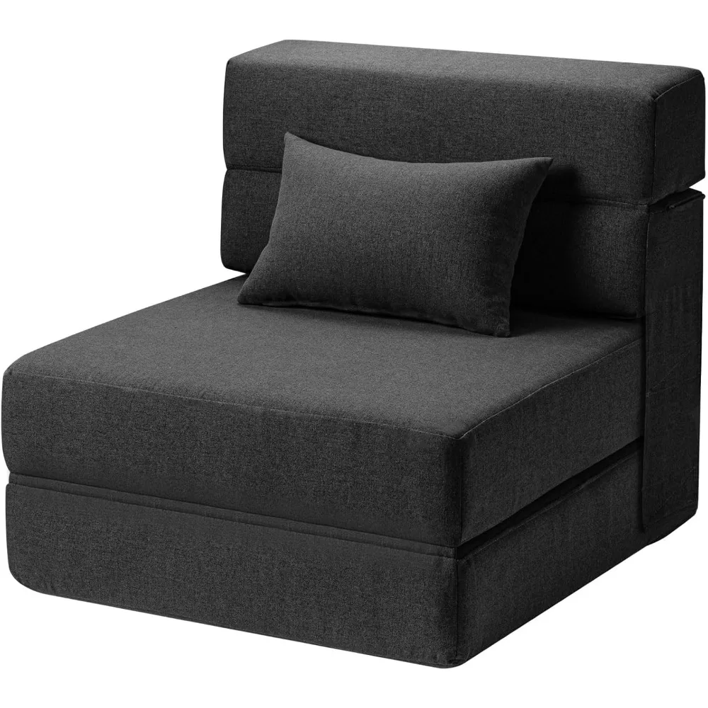 Folding Sofa Bed with Pillow Convertible Chair Floor Couch Sleeper Mattress for Living Room Dorm Guest Room
Folding Sofa Bed with Pillow Convertible Chair Floor Couch Sleeper Mattress for Living Room Dorm Guest Room