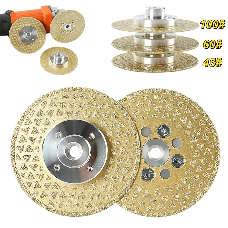 4Inch M10 Vacuum Brazed Diamond Grinding Wheel Saw Blade Double Sided Cutting Disc For Sharpener Porcelain Tile Marble Granite
4Inch M10 Vacuum Brazed Diamond Grinding Wheel Saw Blade Double Sided Cutting Disc For Sharpener Porcelain Tile Marble Granite