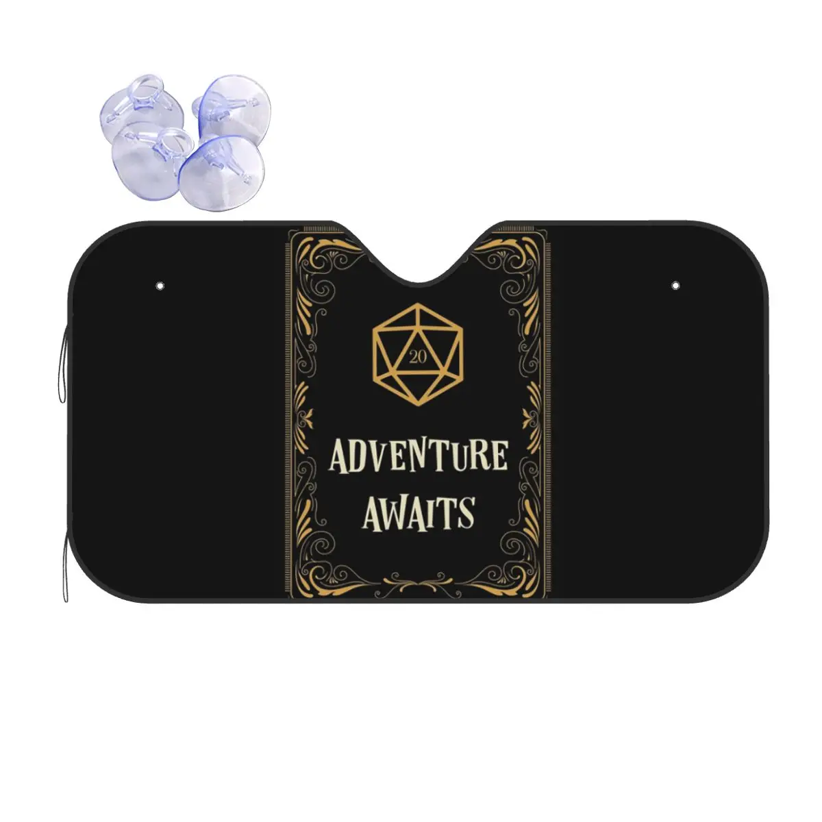 Adventure Awaits D20 Dice Tabletop RPG Sunshade Windscreen Car Front Windshield Window Sun Visor Accessories Covers
Adventure Awaits D20 Dice Tabletop RPG Sunshade Windscreen Car Front Windshield Window Sun Visor Accessories Covers