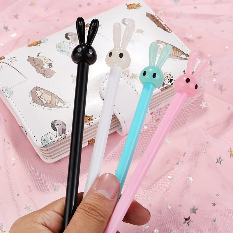 48 Pcs Cute Cartoon Candy Rabbit Gel Pens Set Creative Signature Black Ink Pen Student Stationery
48 Pcs Cute Cartoon Candy Rabbit Gel Pens Set Creative Signature Black Ink Pen Student Stationery