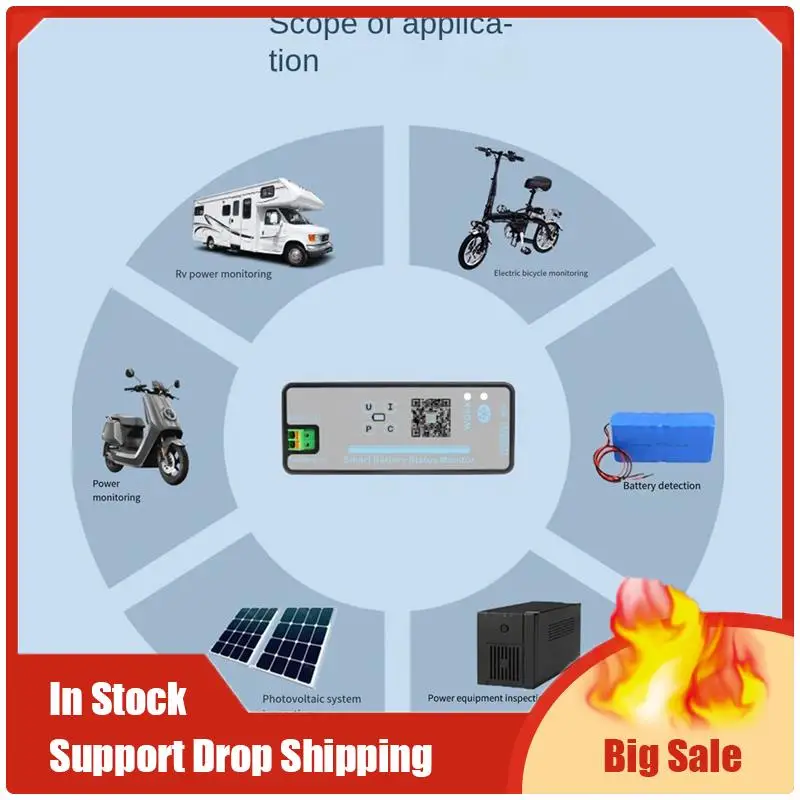A70U New KL500A Coulomb Meter 120V150A Battery Monitor Voltage Current Capacity Power Coulomb Counter Meter Bluetooth APP Versio
A70U New KL500A Coulomb Meter 120V150A Battery Monitor Voltage Current Capacity Power Coulomb Counter Meter Bluetooth APP Versio