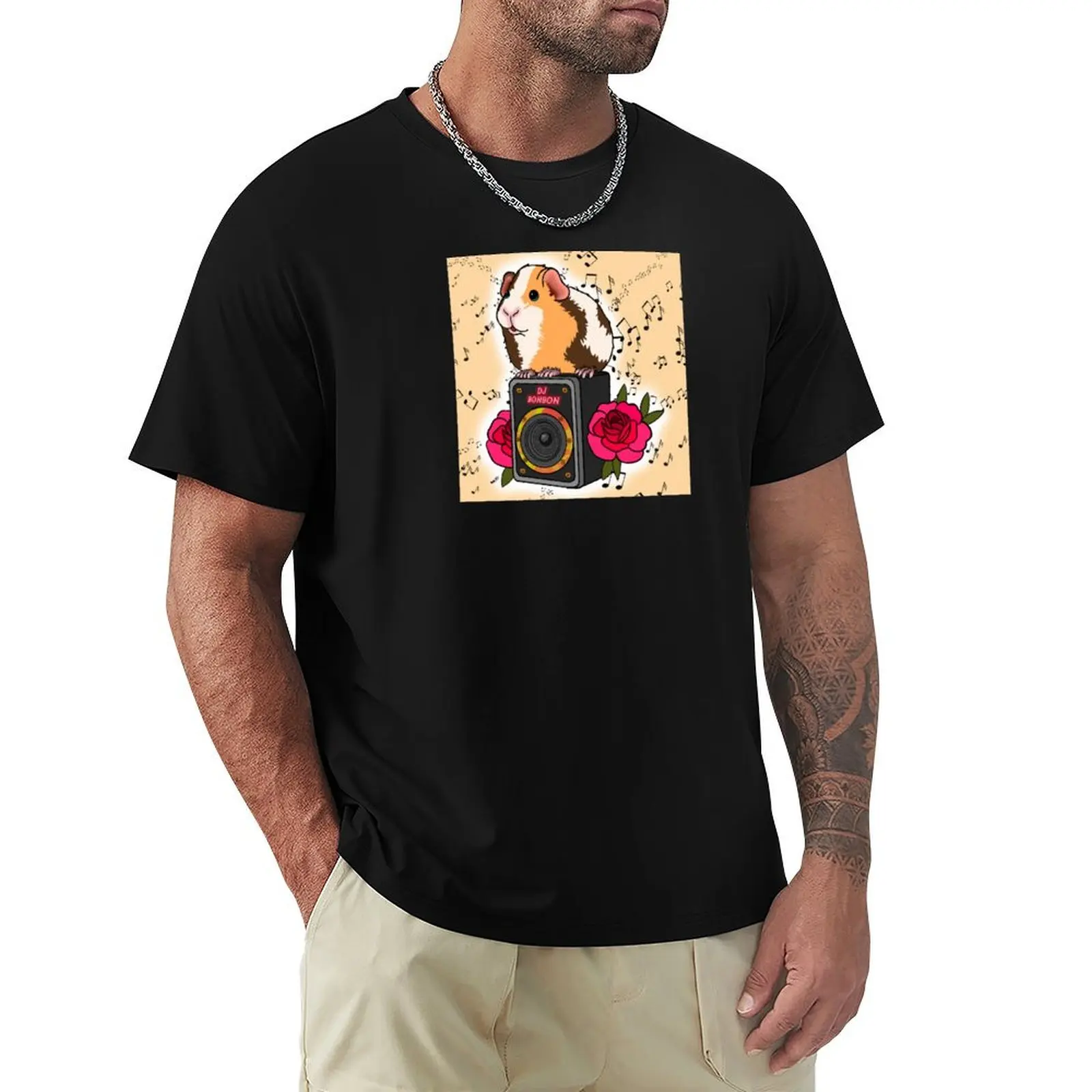 DJ Guinea pig DJ Bon Bon T-Shirt man t shirt vintage clothes essential t shirt summer top graphic t shirts men
DJ Guinea pig DJ Bon Bon T-Shirt man t shirt vintage clothes essential t shirt summer top graphic t shirts men