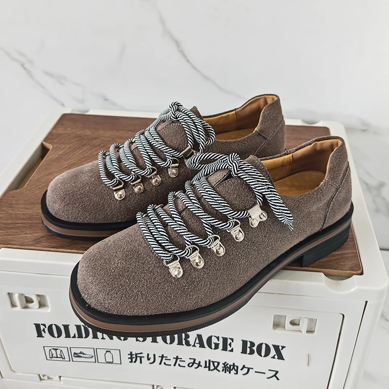 Outdoor Fashion Mens Anti Slip Low Cut Workwear Shoes Autumn New Style Men Comfortable Lace Up Suede Formal Casual Leather Shoes
Outdoor Fashion Mens Anti Slip Low Cut Workwear Shoes Autumn New Style Men Comfortable Lace Up Suede Formal Casual Leather Shoes