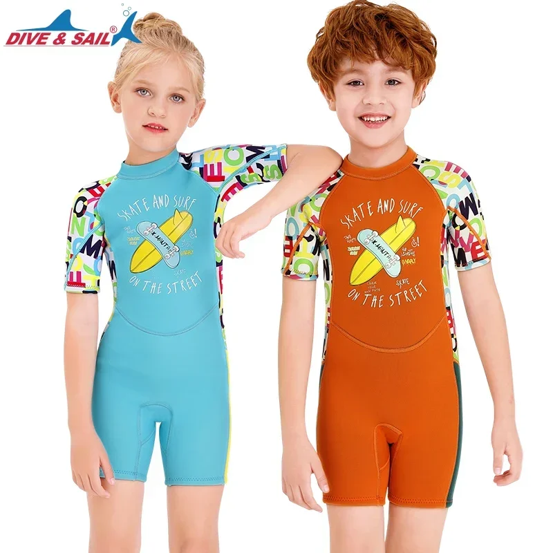2.5mm Neoprene Shorty Wetsuit Swimming Boys Girls diving suit for kids Sunscreen Surfing Scuba Diving Wet Suit Snorkeling 1set
2.5mm Neoprene Shorty Wetsuit Swimming Boys Girls diving suit for kids Sunscreen Surfing Scuba Diving Wet Suit Snorkeling 1set