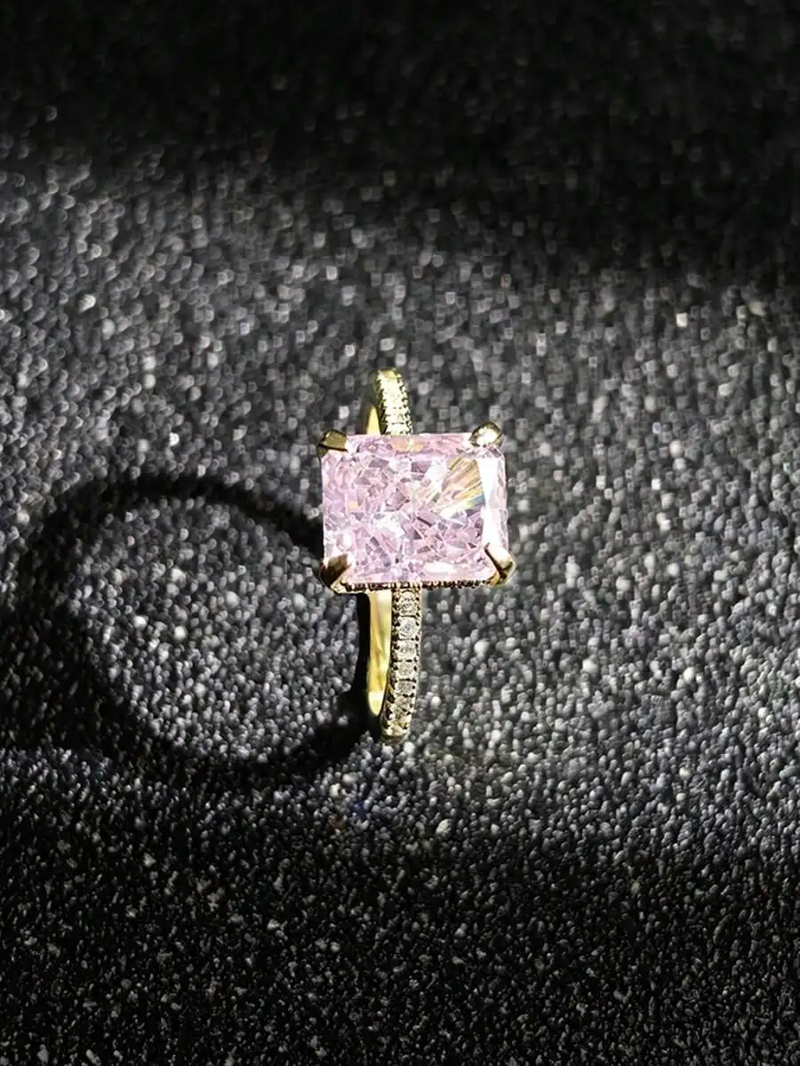 Womens Square Rhinestone Cocktail Ring For Party Banquet Wedding
Womens Square Rhinestone Cocktail Ring For Party Banquet Wedding