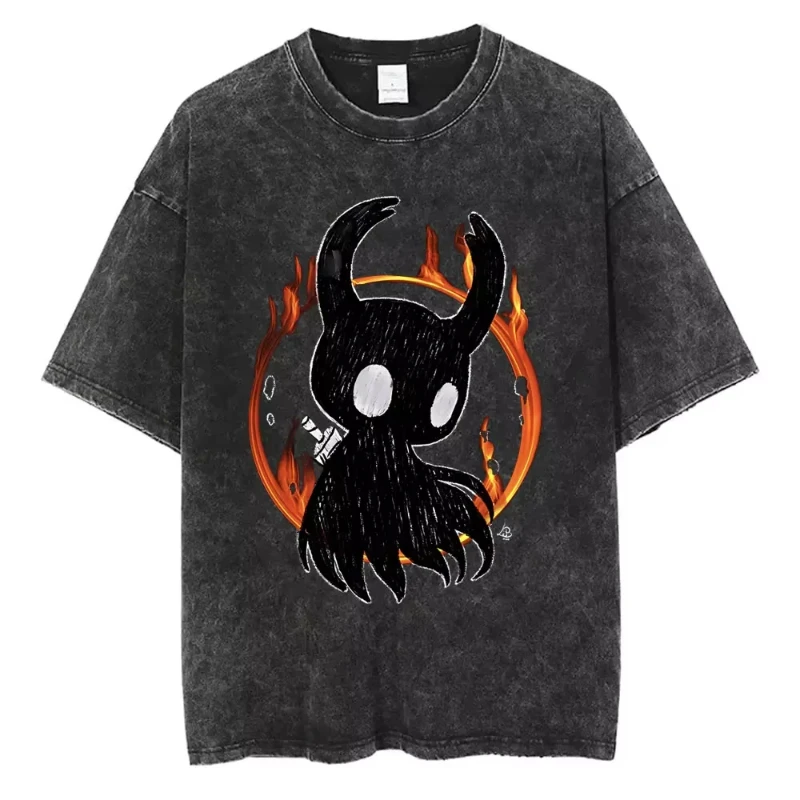 Washed Vintage Game Hollow Knight Double Sided Print T-shirt Fans Gift Men Women Fashion Casual Oversized Short Sleeve T Shirts
Washed Vintage Game Hollow Knight Double Sided Print T-shirt Fans Gift Men Women Fashion Casual Oversized Short Sleeve T Shirts