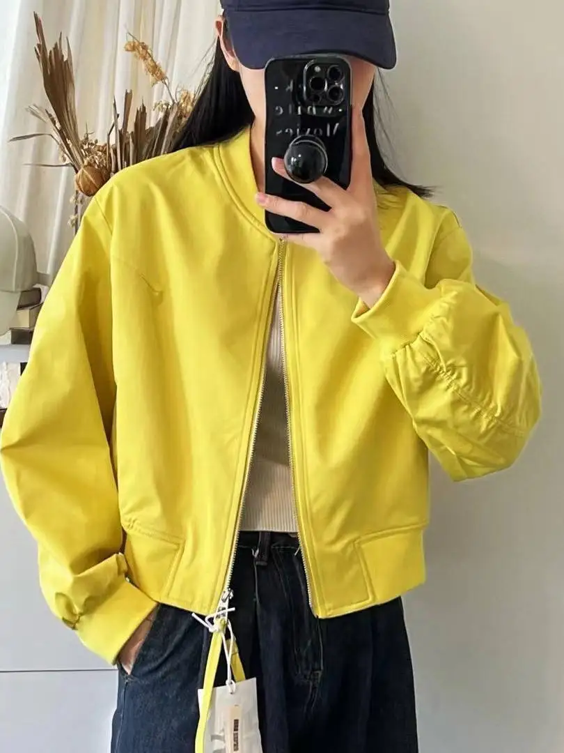 Casual Baseball Jacket Women's Stand Collar Fashion Slim Fit Top Spring 2026 Korean Style Commute Wind Long Sleeve Zipper
Casual Baseball Jacket Women's Stand Collar Fashion Slim Fit Top Spring 2026 Korean Style Commute Wind Long Sleeve Zipper