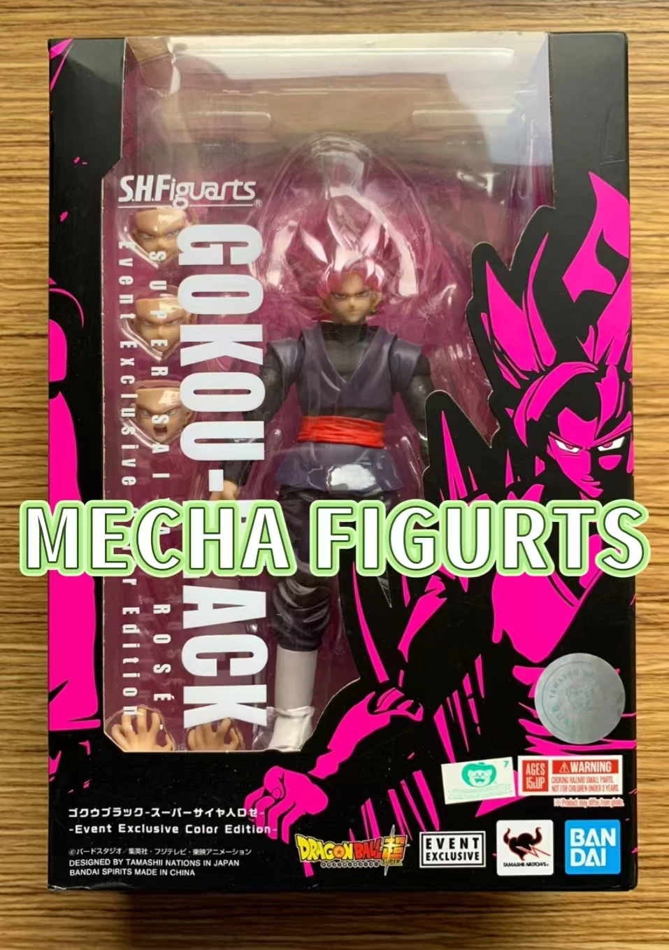 Bandai SHFiguarts shf Dragon Ball Gokou Black Super Saiyan Rose Event Exclusive Color Edition Action Figures Anime Model Toys
Bandai SHFiguarts shf Dragon Ball Gokou Black Super Saiyan Rose Event Exclusive Color Edition Action Figures Anime Model Toys