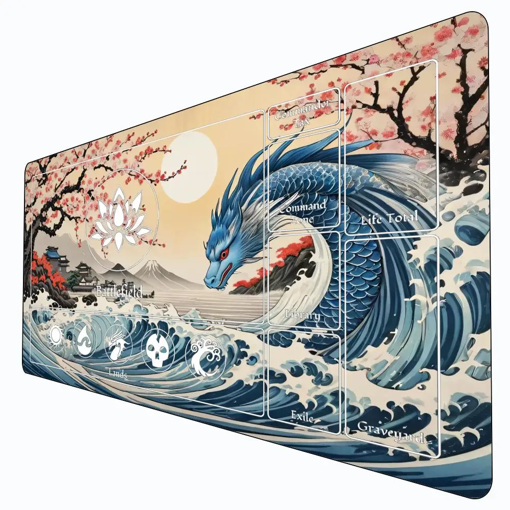 Waves,dragon,sakura Mouse Pad Card Game Mat Large Computer Office Mousepad Non-slip for MTG DTCG CCG RPG Trading Cards Desk Mats
Waves,dragon,sakura Mouse Pad Card Game Mat Large Computer Office Mousepad Non-slip for MTG DTCG CCG RPG Trading Cards Desk Mats