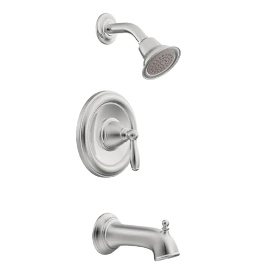 Brantford Chrome Pressure Balancing Modern Bathtub and Shower Trim Kit for Bathroom: Chrome, Modern, Pressure Balancing, Includ
Brantford Chrome Pressure Balancing Modern Bathtub and Shower Trim Kit for Bathroom: Chrome, Modern, Pressure Balancing, Includ
