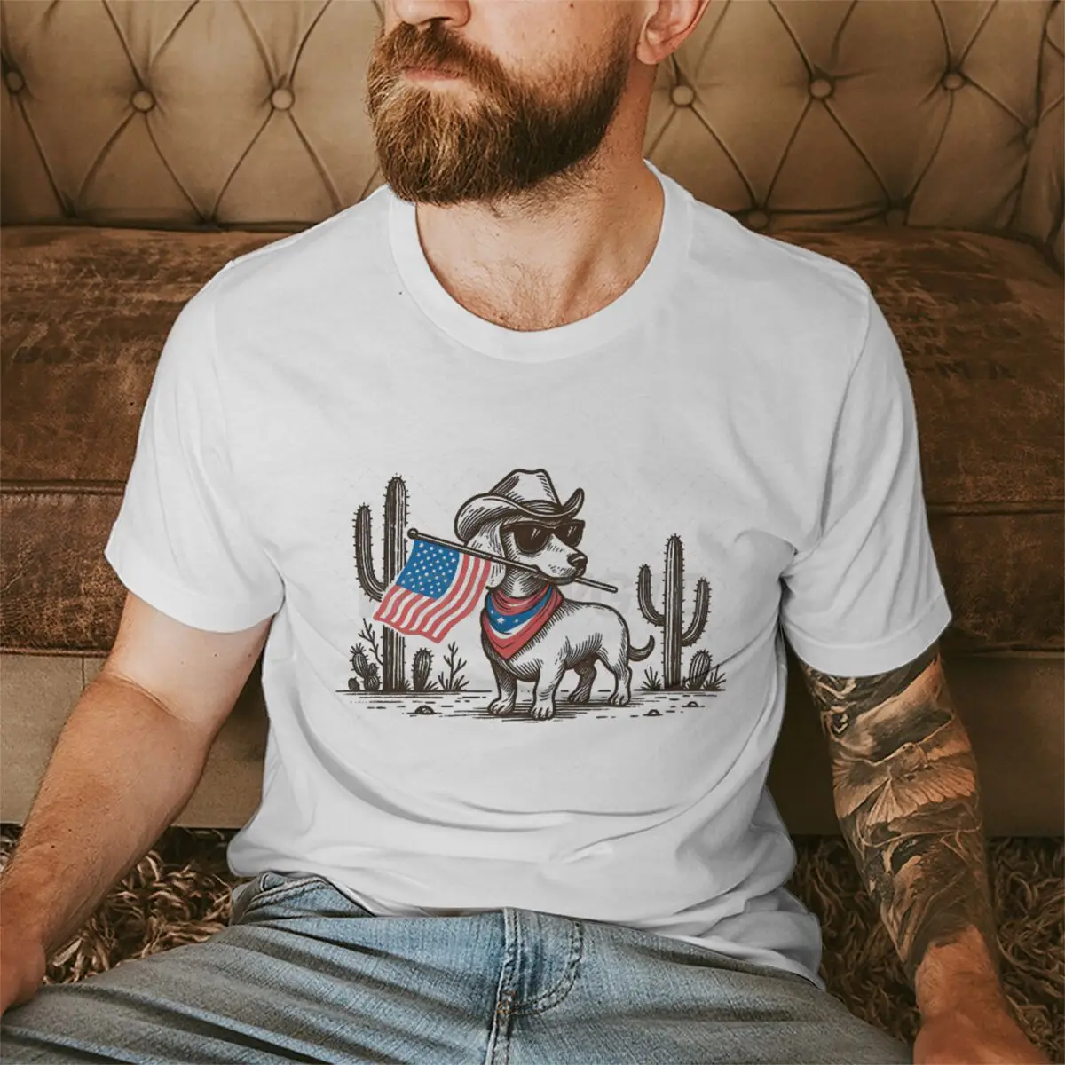 Independence Day Dachshund Print T-shirts For Men 4th Of July Gifts Tees Summer Casual Short Sleeve Tops Funny Dachshund Shirt
Independence Day Dachshund Print T-shirts For Men 4th Of July Gifts Tees Summer Casual Short Sleeve Tops Funny Dachshund Shirt