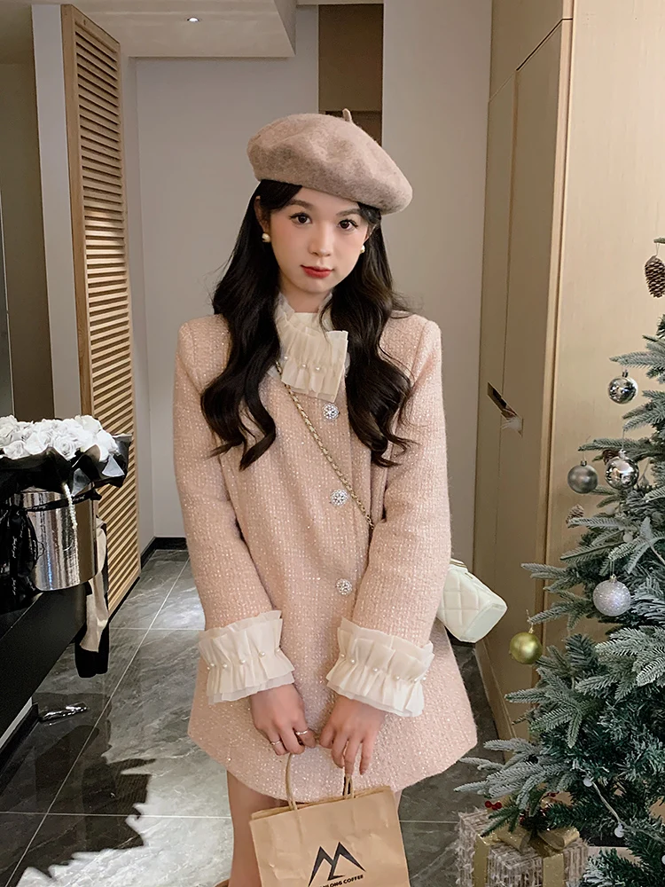 ANLI Sle Thiened Long Sve с воротником-аккордеон, свободный крой, пуховая куртка, верхняя одежда средней длины, зимнее пальто Sweet Sle
ANLI Sle Thiened Long Sve с воротником-аккордеон, свободный крой, пуховая куртка, верхняя одежда средней длины, зимнее пальто Sweet Sle