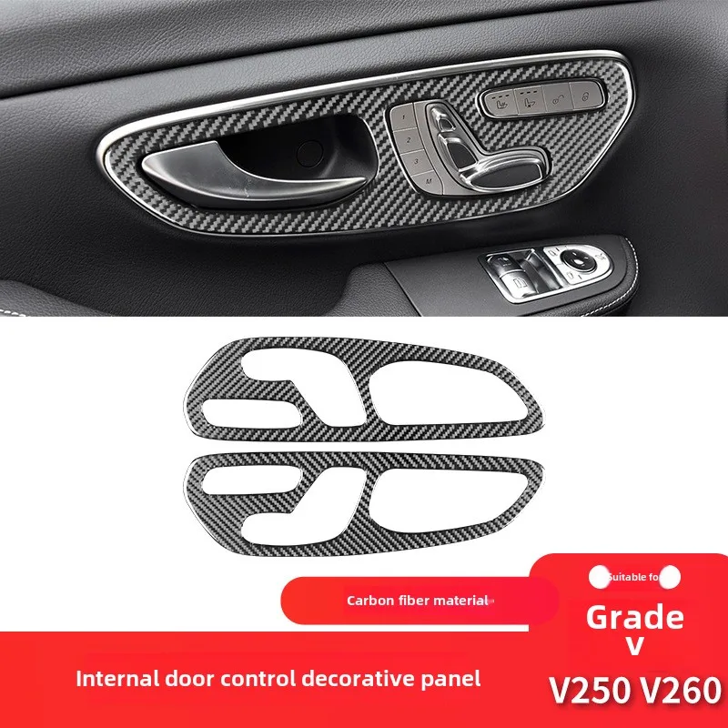 Suitable for 15-21 Mercedes-Benz V-Class interior carbon fiber door seat adjustment panel decorative sticker
Suitable for 15-21 Mercedes-Benz V-Class interior carbon fiber door seat adjustment panel decorative sticker