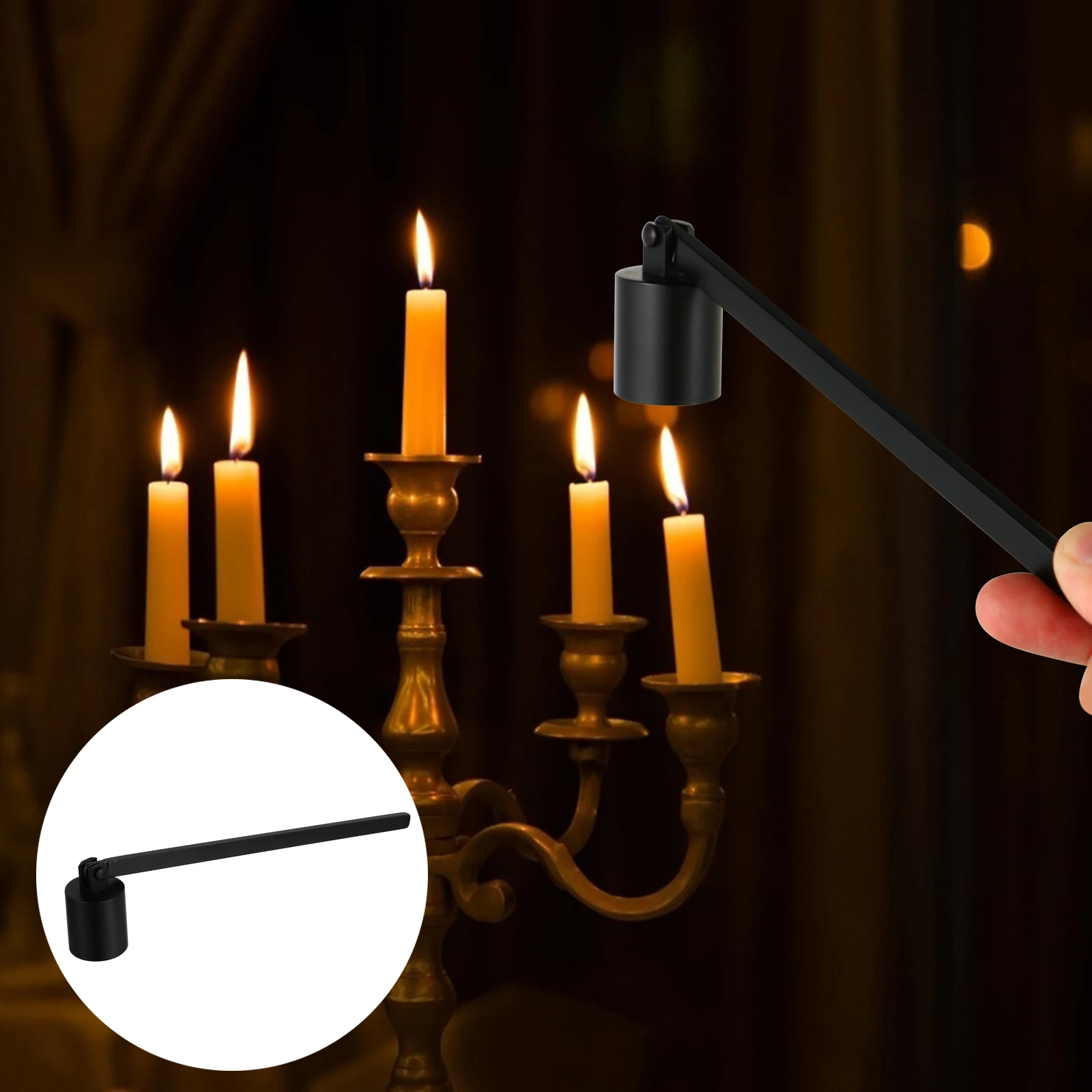 2 pcs Extinguisher Kits Long Handle Flame Snuffers Stainless Steel Wax Taper Snuffer Safely Extinguish Candles Tea Light
2 pcs Extinguisher Kits Long Handle Flame Snuffers Stainless Steel Wax Taper Snuffer Safely Extinguish Candles Tea Light