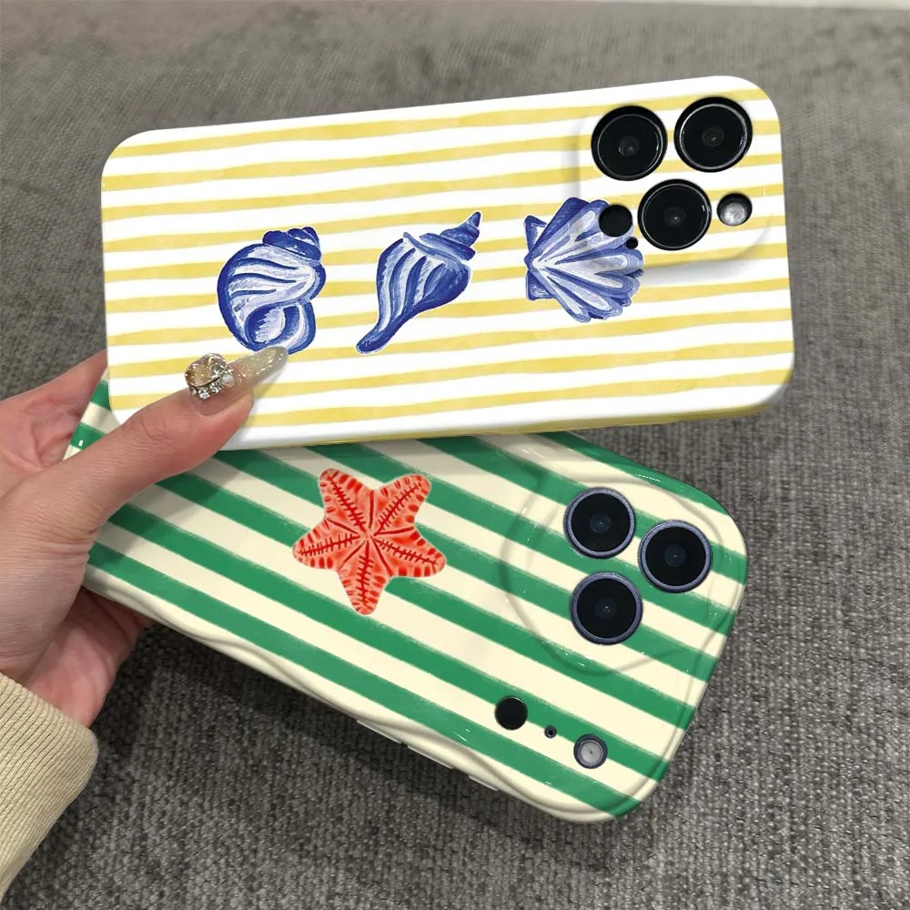 Striped seafood pattern For Apple iPhone 17 16 15 14 13 12 11 X XS XR Air Pro Max Plus Mini Feilin Wave Oil Shell Cover
Striped seafood pattern For Apple iPhone 17 16 15 14 13 12 11 X XS XR Air Pro Max Plus Mini Feilin Wave Oil Shell Cover