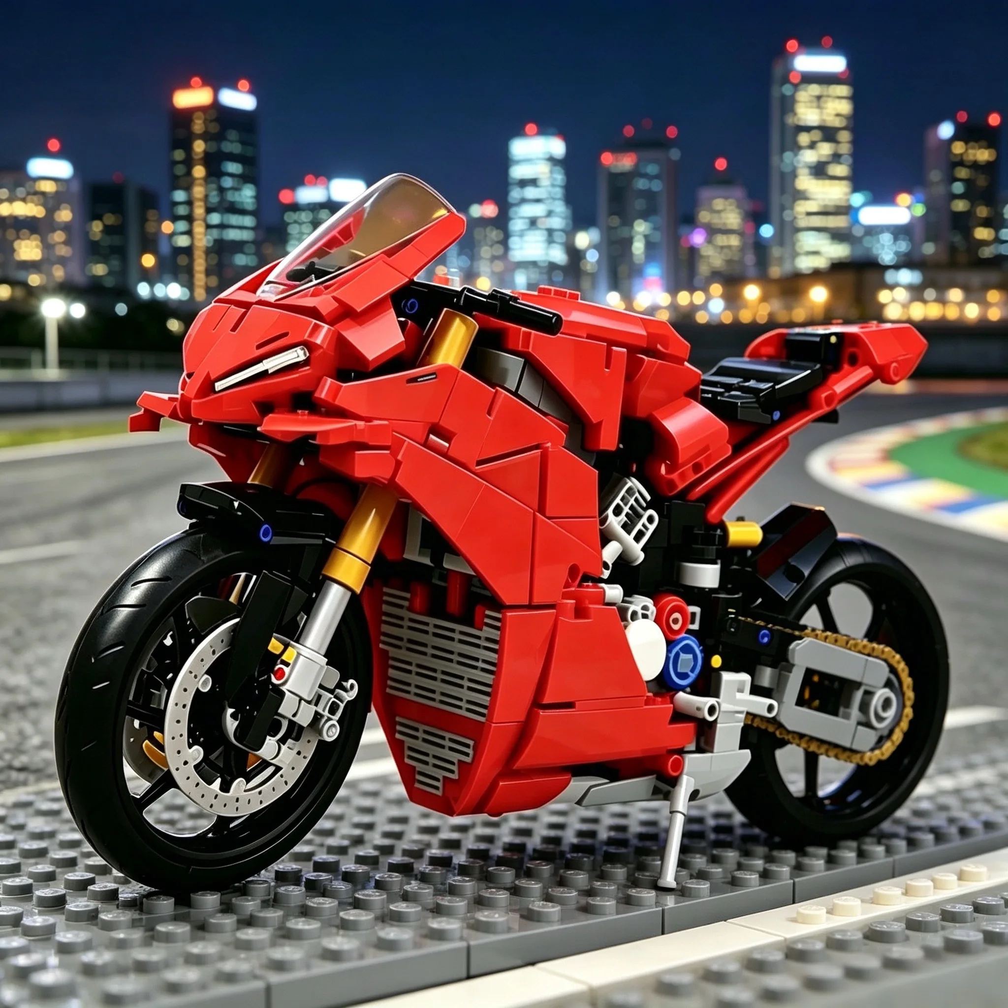 Racing Motorcycle Building Blocks, Red Sports Bike Assembly Bricks, Mechanical Model with Moving Parts, STEM Educational Toy for
Racing Motorcycle Building Blocks, Red Sports Bike Assembly Bricks, Mechanical Model with Moving Parts, STEM Educational Toy for