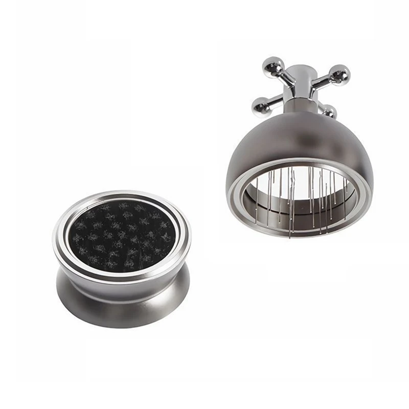 Coffee Distributor, Labor Saving 22 Needles Rotating Valve Head Coffee Needle Distributor Fixed Cover Durable For Powder 53Mm
Coffee Distributor, Labor Saving 22 Needles Rotating Valve Head Coffee Needle Distributor Fixed Cover Durable For Powder 53Mm
