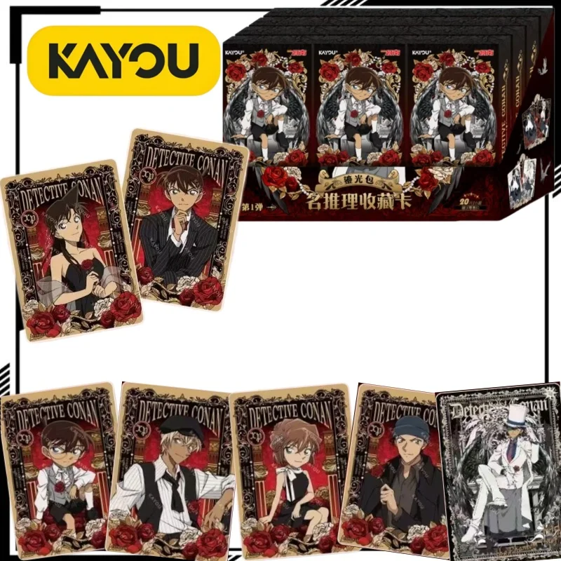 KAYOU Detective Conan Luminous Bag Series 1 Collectible Cards Cartoon Shinichi Kudo Cards Anime Merchandise Holiday Gift
KAYOU Detective Conan Luminous Bag Series 1 Collectible Cards Cartoon Shinichi Kudo Cards Anime Merchandise Holiday Gift