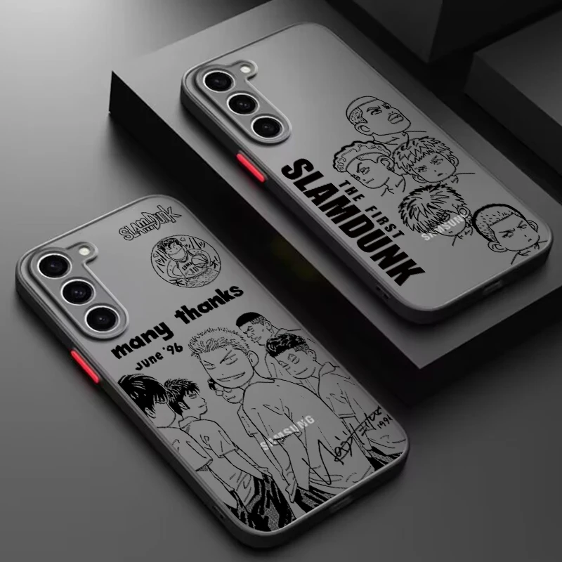 Comics SLAMS DUNKS Art Frosted Translucent For Samsung Galaxy S24 S23 S22 S21 S20 FE S10 S9 S8 Plus Ultra Pro 5G Cover
Comics SLAMS DUNKS Art Frosted Translucent For Samsung Galaxy S24 S23 S22 S21 S20 FE S10 S9 S8 Plus Ultra Pro 5G Cover