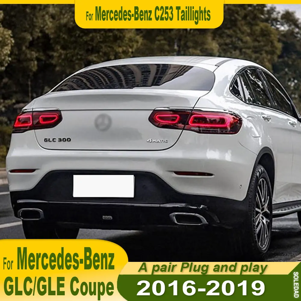 Светодиодный задний фонарь для Mercedes Benz GLC Coupe C253 GLE Coupe 2015-2019, светодиодный стоп-сигнал заднего хода, динамический фонарь в сборе
Светодиодный задний фонарь для Mercedes Benz GLC Coupe C253 GLE Coupe 2015-2019, светодиодный стоп-сигнал заднего хода, динамический фонарь в сборе