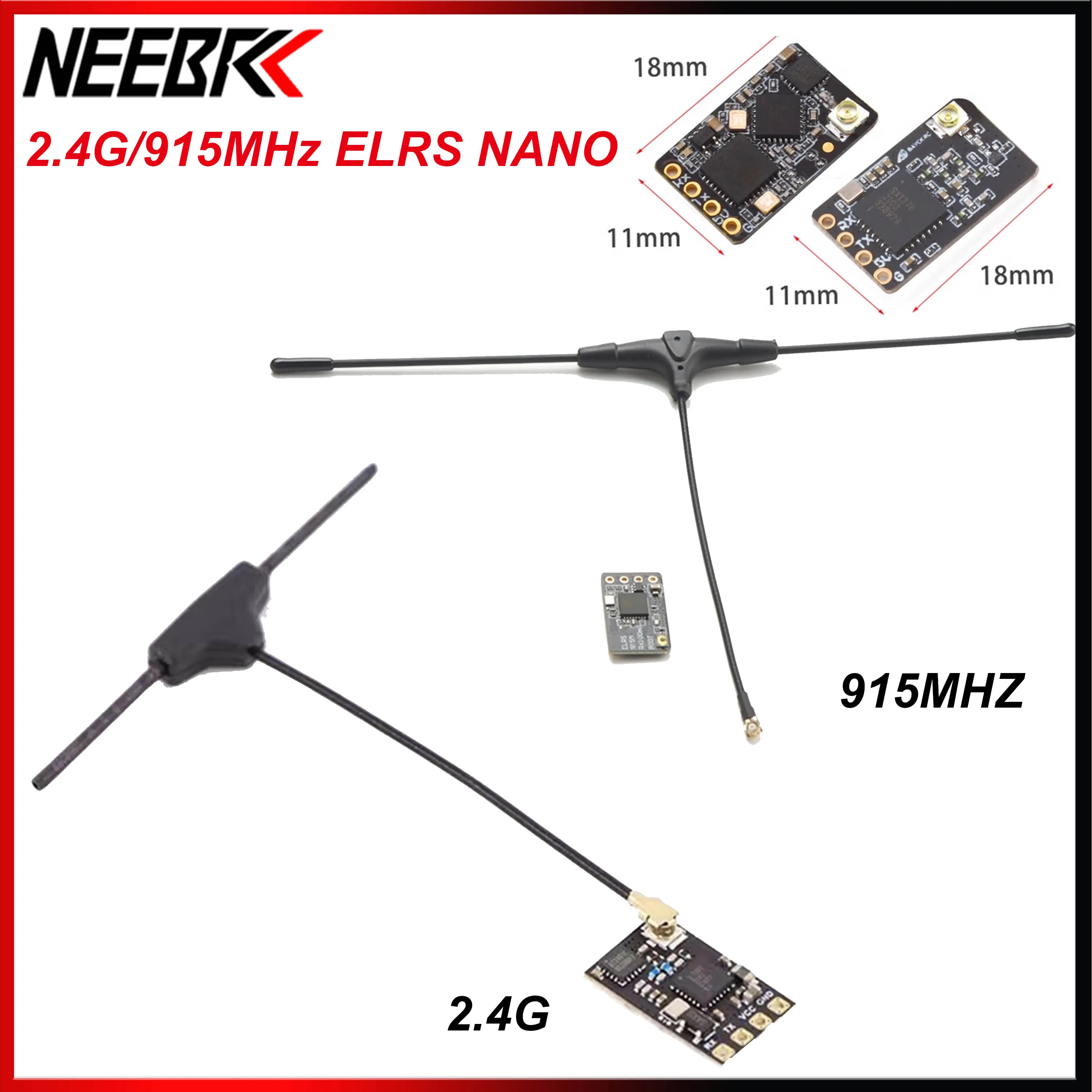 NEEBRC NANO ELRS 2.4GHz 915MHz Nano Mini Receiver Diversity RX for RC Transmitter Frame Freestyle Long Range FPV Drone DIY Parts
NEEBRC NANO ELRS 2.4GHz 915MHz Nano Mini Receiver Diversity RX for RC Transmitter Frame Freestyle Long Range FPV Drone DIY Parts