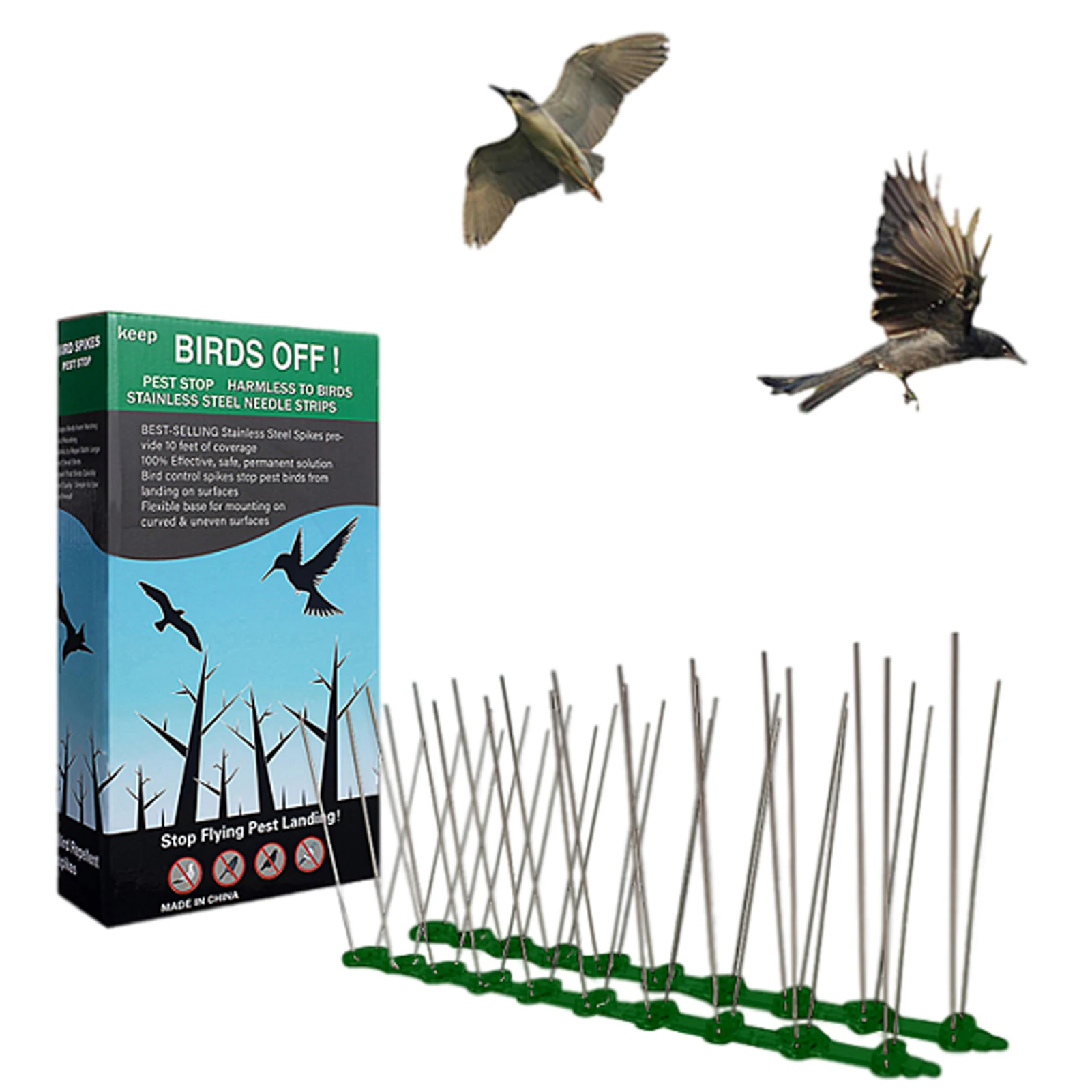 Bird And Pigeon Spikes 12 Pieces Roof Guard For Animals And Birds Durable Stainless Steel Bird Spikes Kit For Deterring Small
Bird And Pigeon Spikes 12 Pieces Roof Guard For Animals And Birds Durable Stainless Steel Bird Spikes Kit For Deterring Small