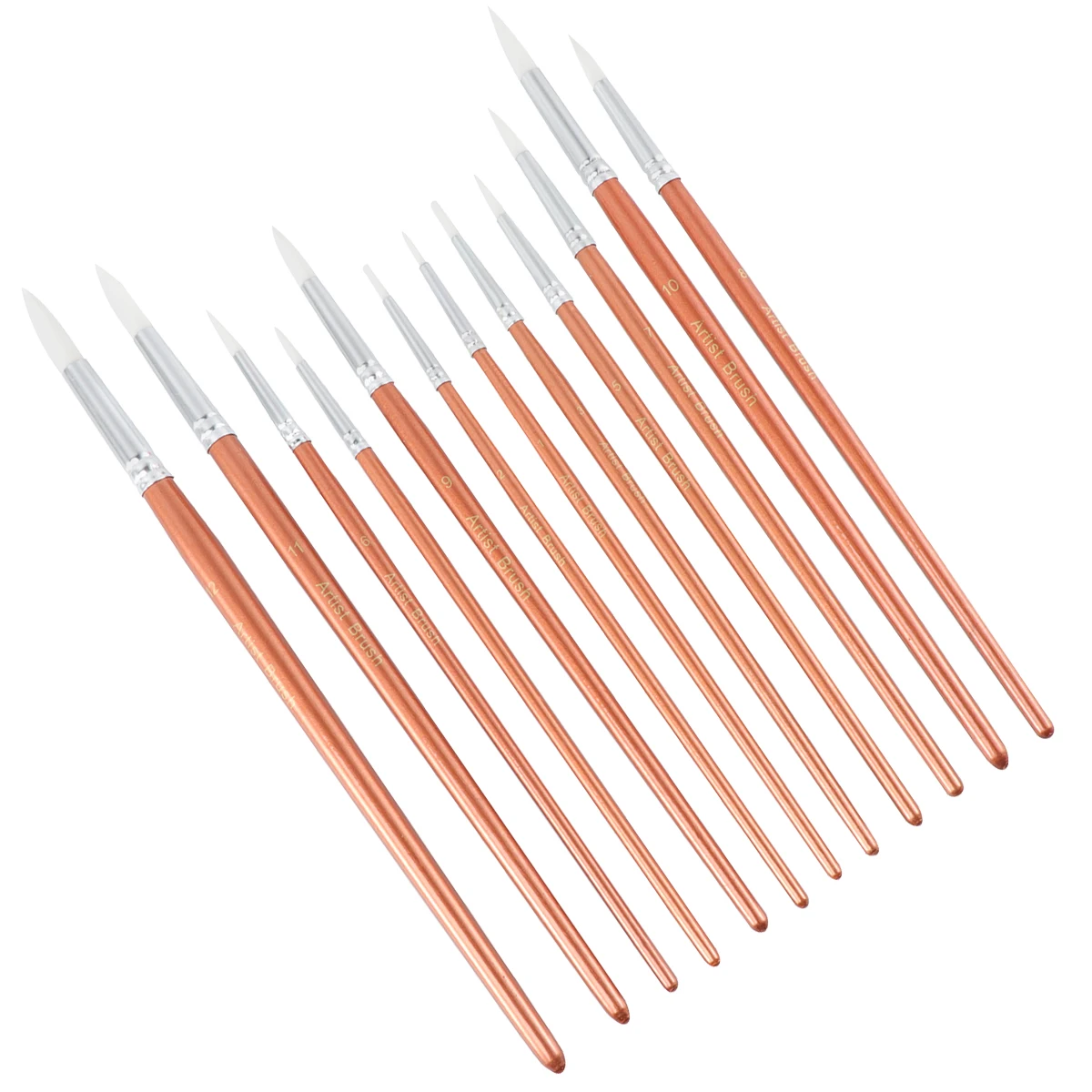12 Pieces Watercolor Paint Brushes 18cm to 22cm Premium Nylon Professional Painting Supplies Hobbyists Students Artists
12 Pieces Watercolor Paint Brushes 18cm to 22cm Premium Nylon Professional Painting Supplies Hobbyists Students Artists