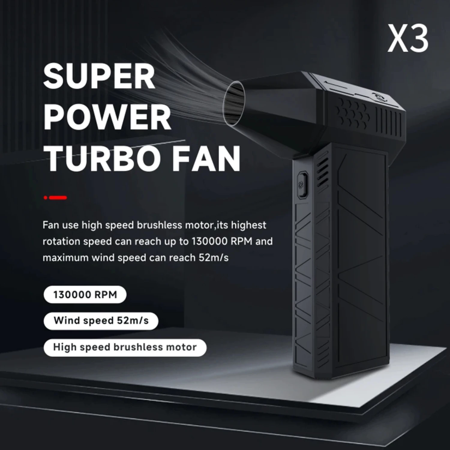 Gaming Experience with the Thunderous X3 Brushless Mini Turbo Jet Fan, delivering unrivaled power at mind-blowing speeds of 52+
Gaming Experience with the Thunderous X3 Brushless Mini Turbo Jet Fan, delivering unrivaled power at mind-blowing speeds of 52+