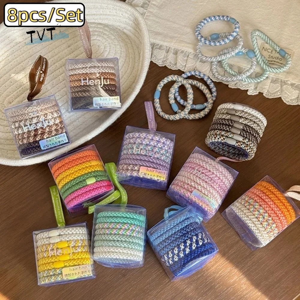 High Elasticity Basic Hair Rope Set Hair Tie Hair Ring Weave Rubber Band Hair Accessories Ponytail Holder
High Elasticity Basic Hair Rope Set Hair Tie Hair Ring Weave Rubber Band Hair Accessories Ponytail Holder