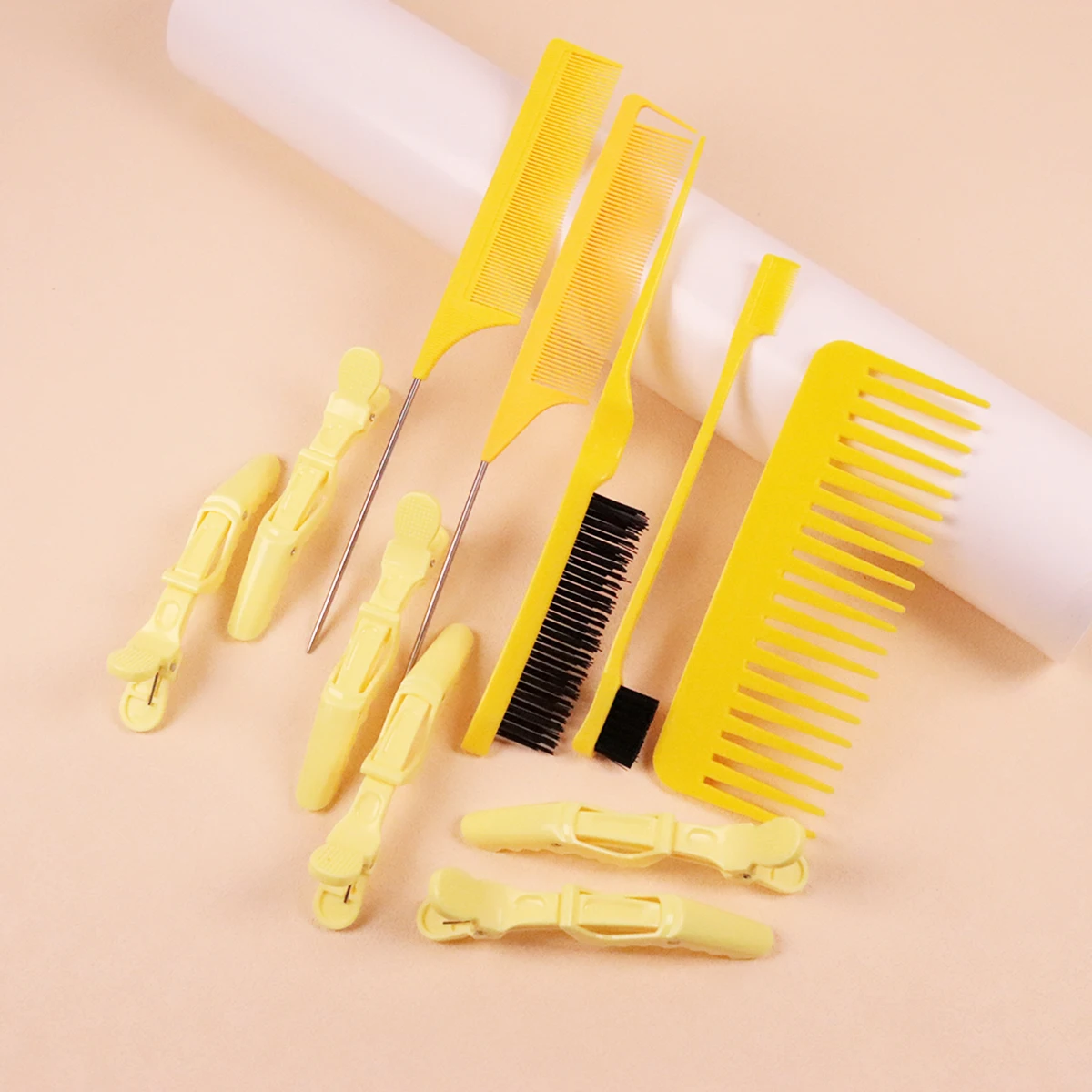 Hair styling comb set, hair salon tools, suitable for home hairdressing and hair salons,special for real hair wigs
Hair styling comb set, hair salon tools, suitable for home hairdressing and hair salons,special for real hair wigs