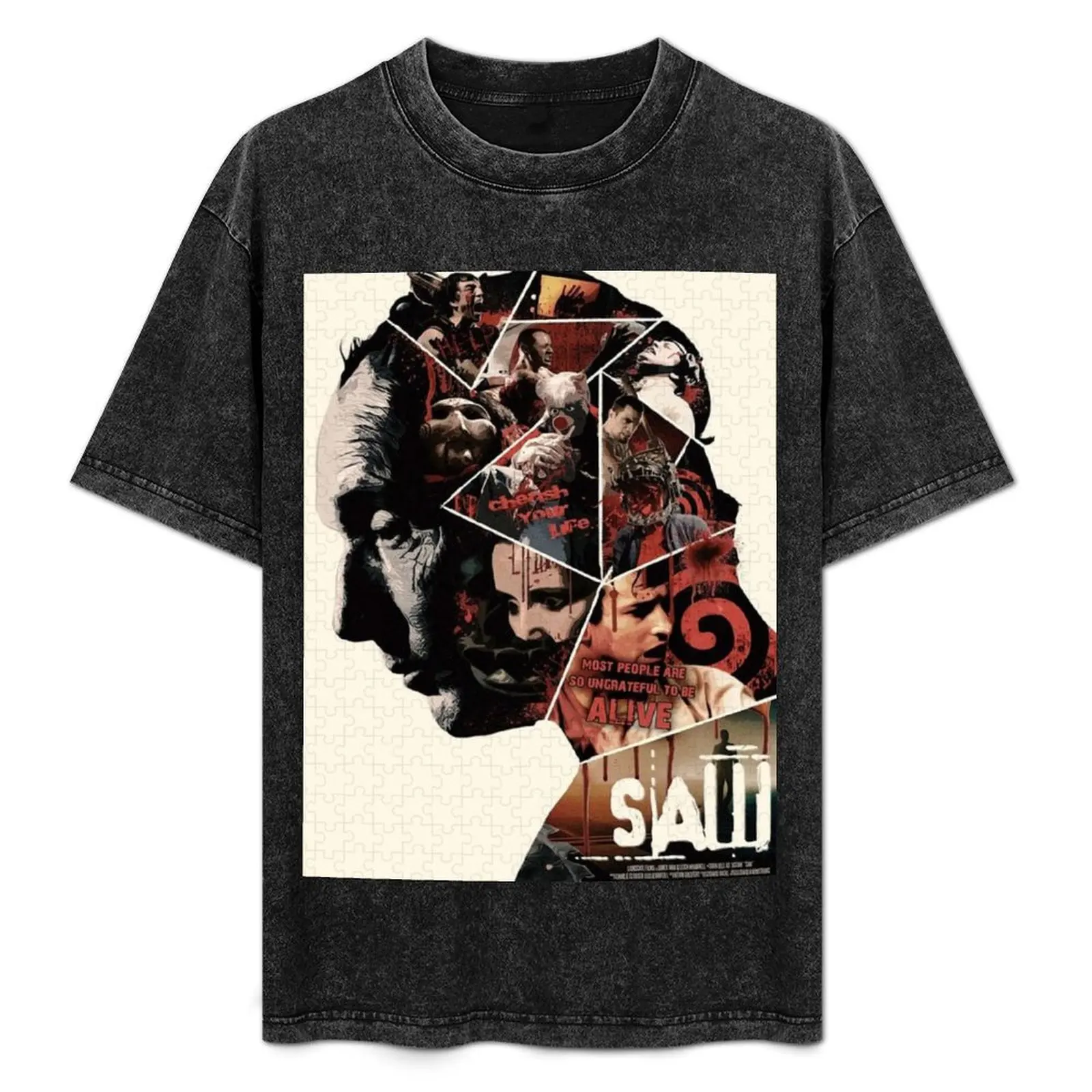 Saw (2004) Poster Design John Kramer T-Shirt Comfortable Basic Crew Neck Tee
Saw (2004) Poster Design John Kramer T-Shirt Comfortable Basic Crew Neck Tee