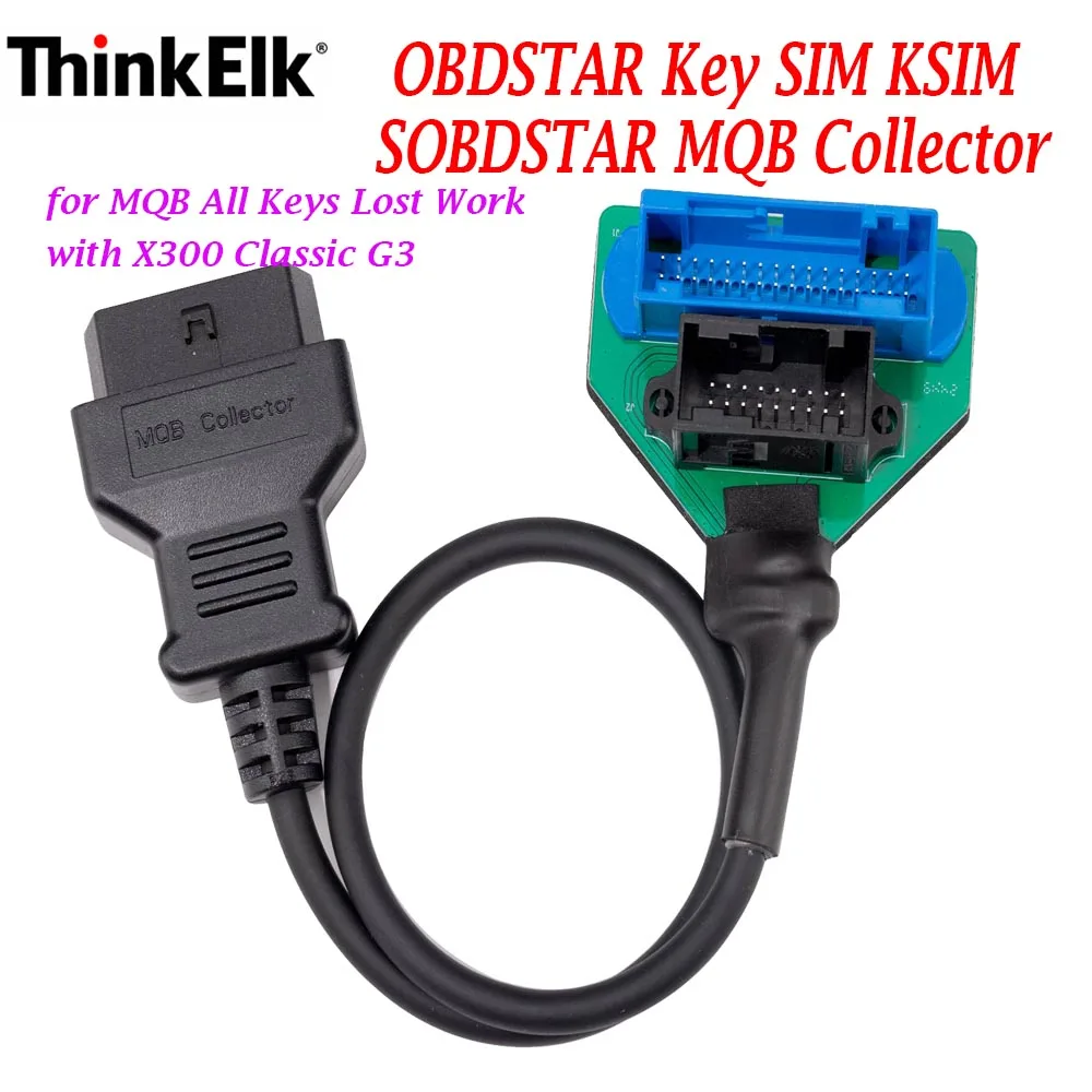 OBDSTAR MQB Collector to Read VAG ELV/TCM Sync Data for MQB All Keys Lost Work with X300 Classic G3
OBDSTAR MQB Collector to Read VAG ELV/TCM Sync Data for MQB All Keys Lost Work with X300 Classic G3