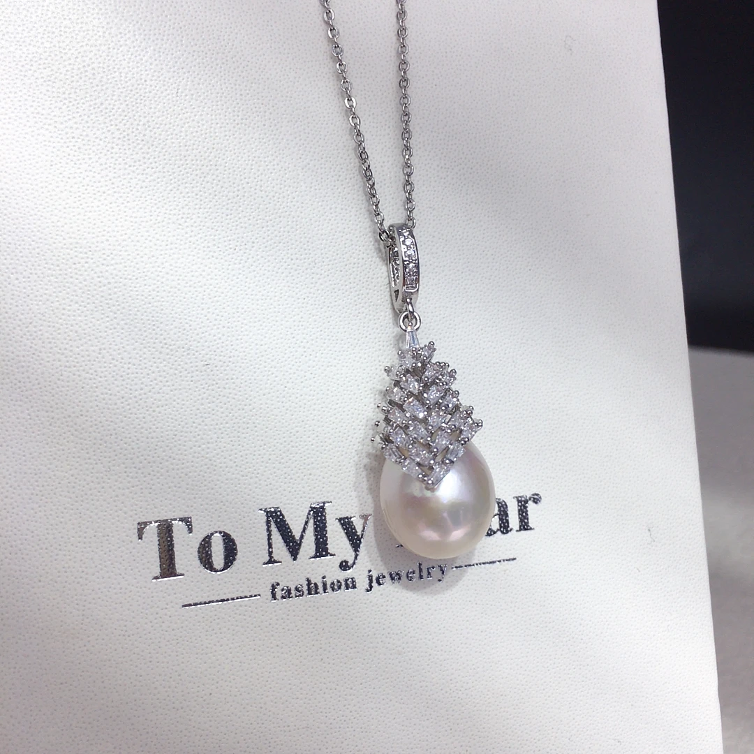 ZHBORUINI 2025 ожерелье из натурального пресноводного жемчуга, круглая подвеска в стиле барокко, универсальная пряжка, изысканный циркон, женские подарочные ювелирные изделия 
ZHBORUINI 2025 ожерелье из натурального пресноводного жемчуга, круглая подвеска в стиле барокко, универсальная пряжка, изысканный циркон, женские подарочные ювелирные изделия