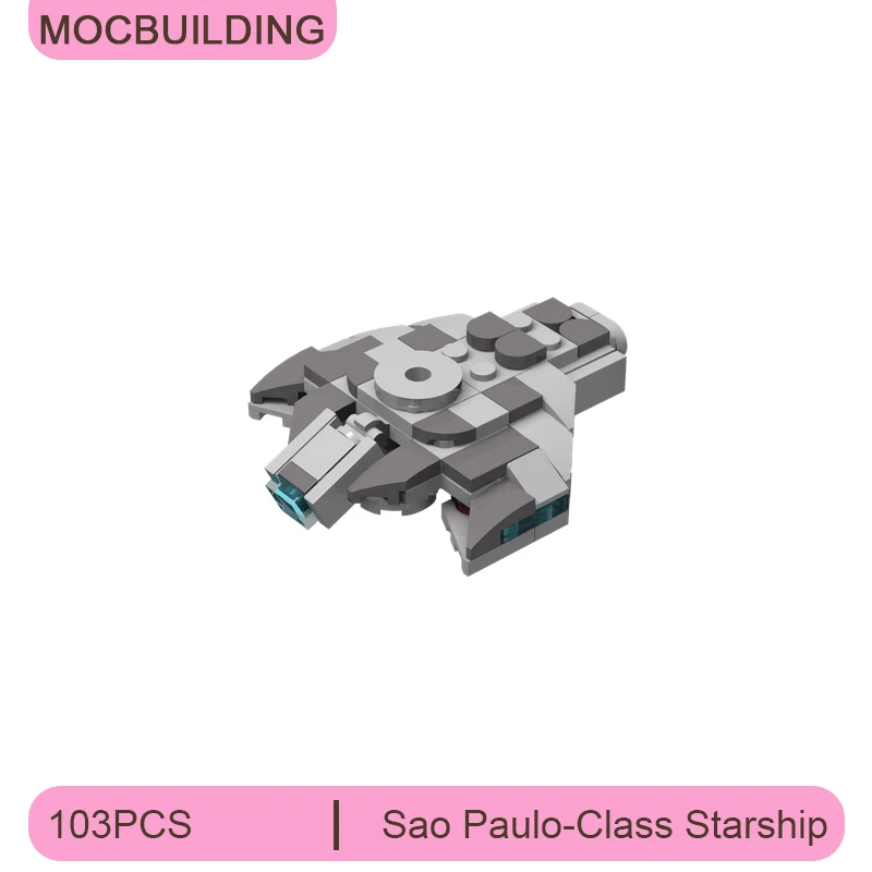 MOC Building Blocks Sao Paulo-Class Starship DIY Assemble Bricks Space Model Collection Display Creative Xmas Toys Gifts 103PCS
MOC Building Blocks Sao Paulo-Class Starship DIY Assemble Bricks Space Model Collection Display Creative Xmas Toys Gifts 103PCS