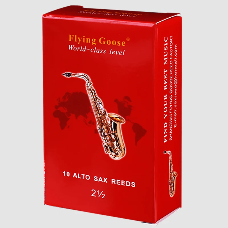 Flying Red box Bb Soprano Tenor Eb alto saxphone reed Independent Packing SAX Reeds
Flying Red box Bb Soprano Tenor Eb alto saxphone reed Independent Packing SAX Reeds